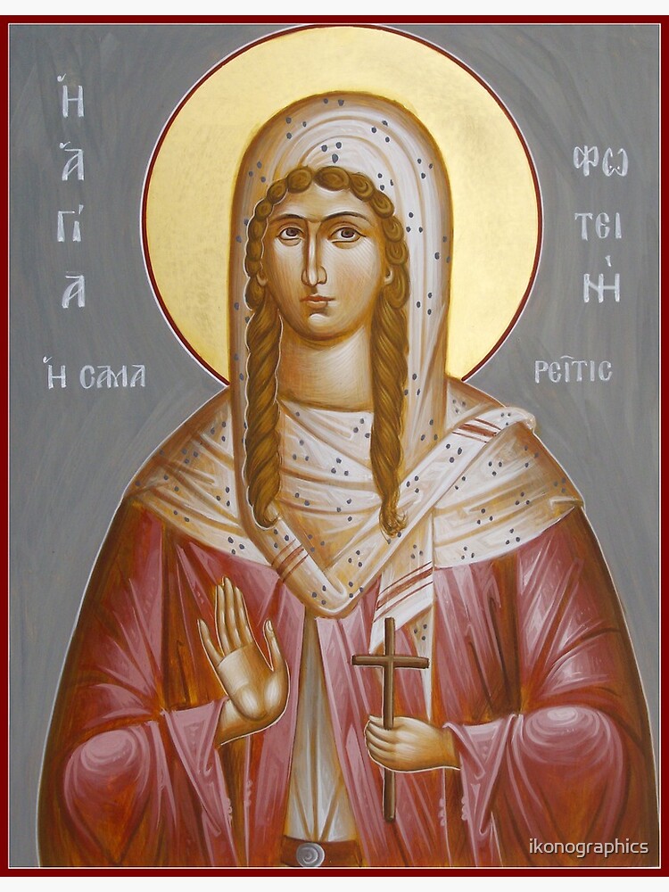St Photini - The Samaritan Woman by ikonographics