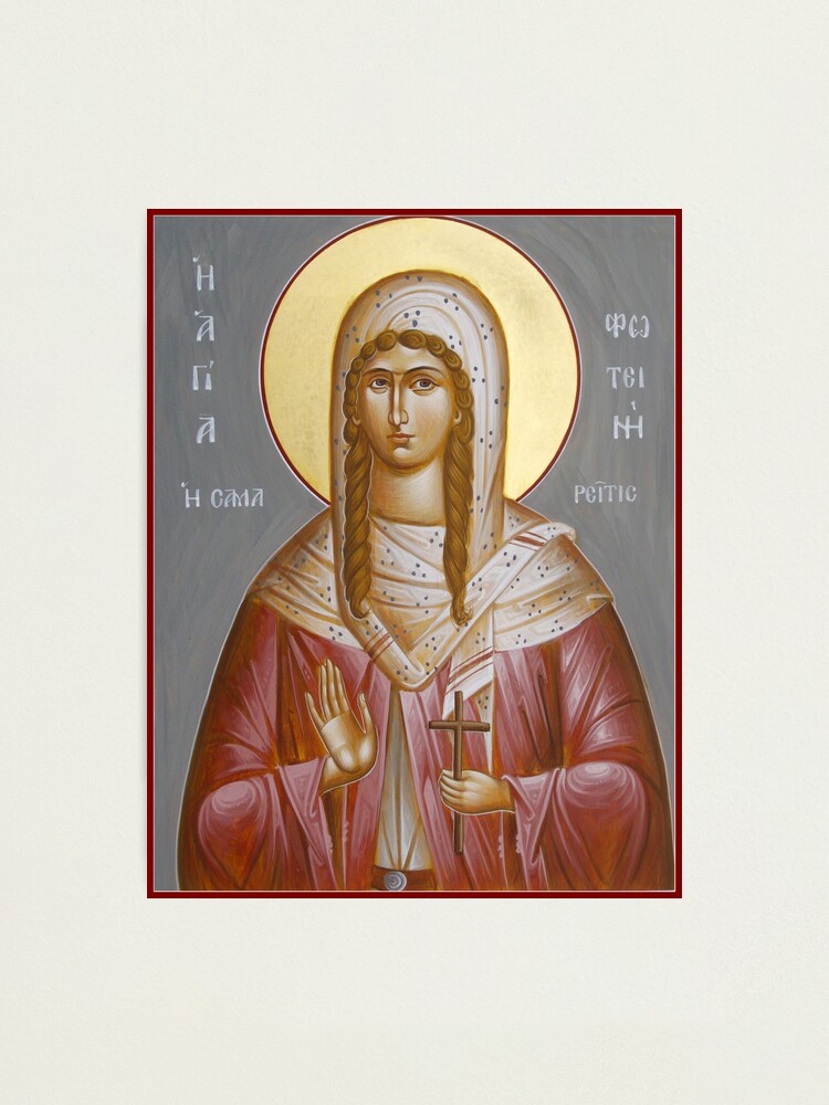 Alternate view of St Photini - The Samaritan Woman Photographic Print