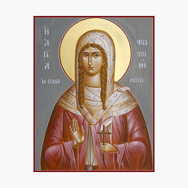 St Photini - The Samaritan Woman Photographic Print