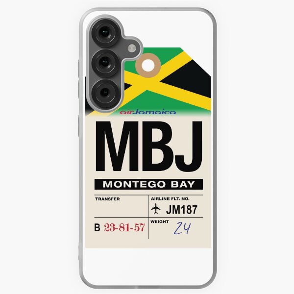 Artikel-Vorschau von Montego Bay (MBJ) Jamaika Airline Gepäckanhänger, designt und verkauft von travelwitheric.