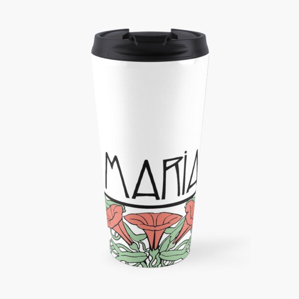 Art Nouveau Maria Travel Mug