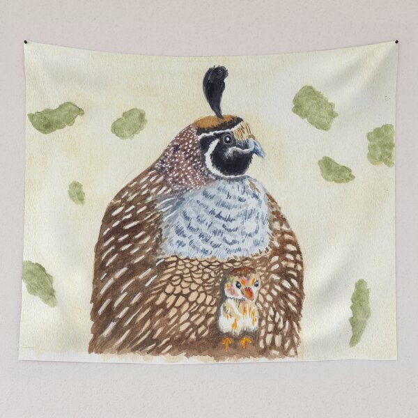 Item preview, California Quail Mom designed and sold by Sonoran Glimmer.