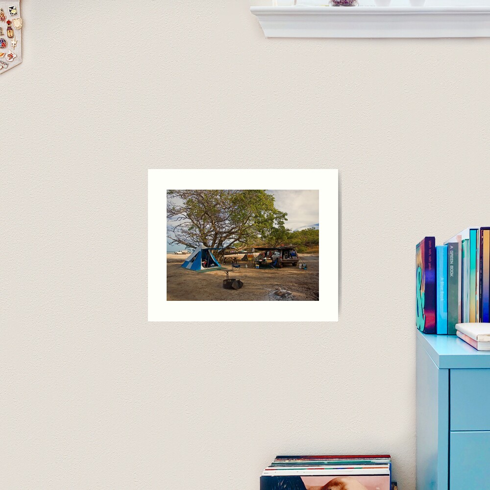 Campsite at Bathurst Head, Qld Art Print
