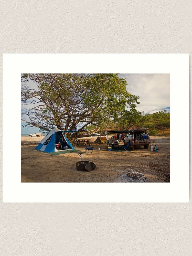 Alternate view of Campsite at Bathurst Head, Qld Art Print