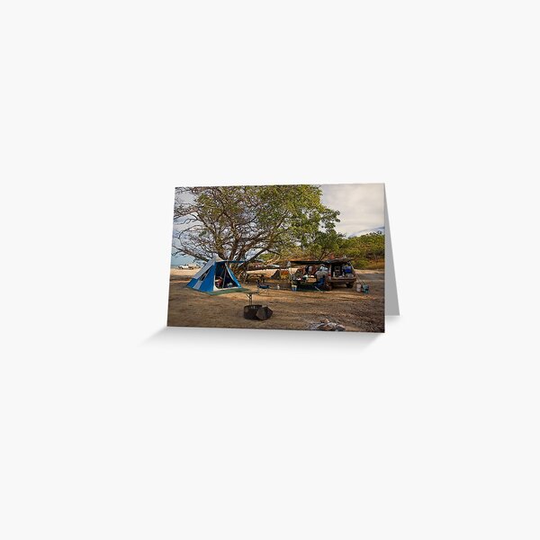 Campsite at Bathurst Head, Qld Greeting Card