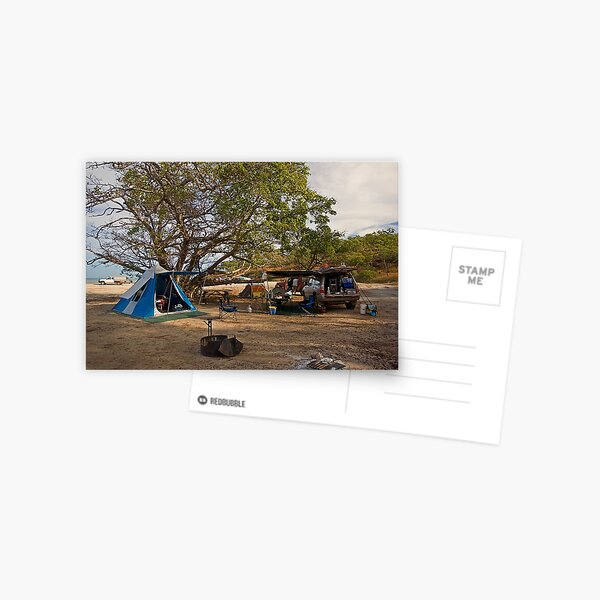 Campsite at Bathurst Head, Qld Postcard