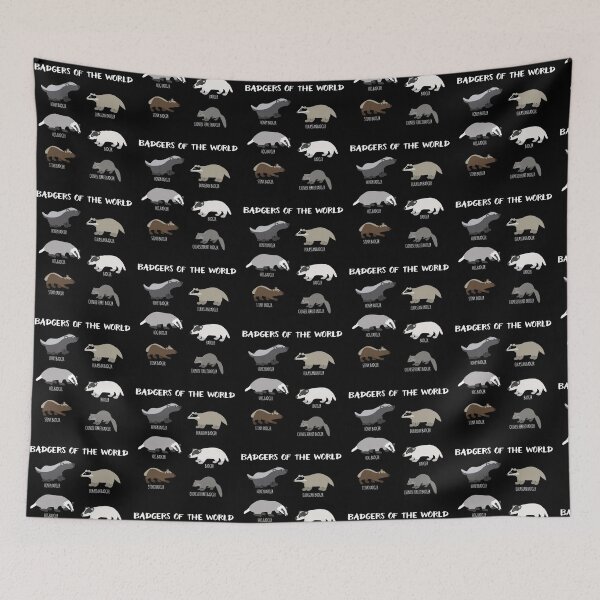 Item preview, Badgers of The World, Badgers Lover Gift, Gift for Animal Lovers designed and sold by fatamyfan1.