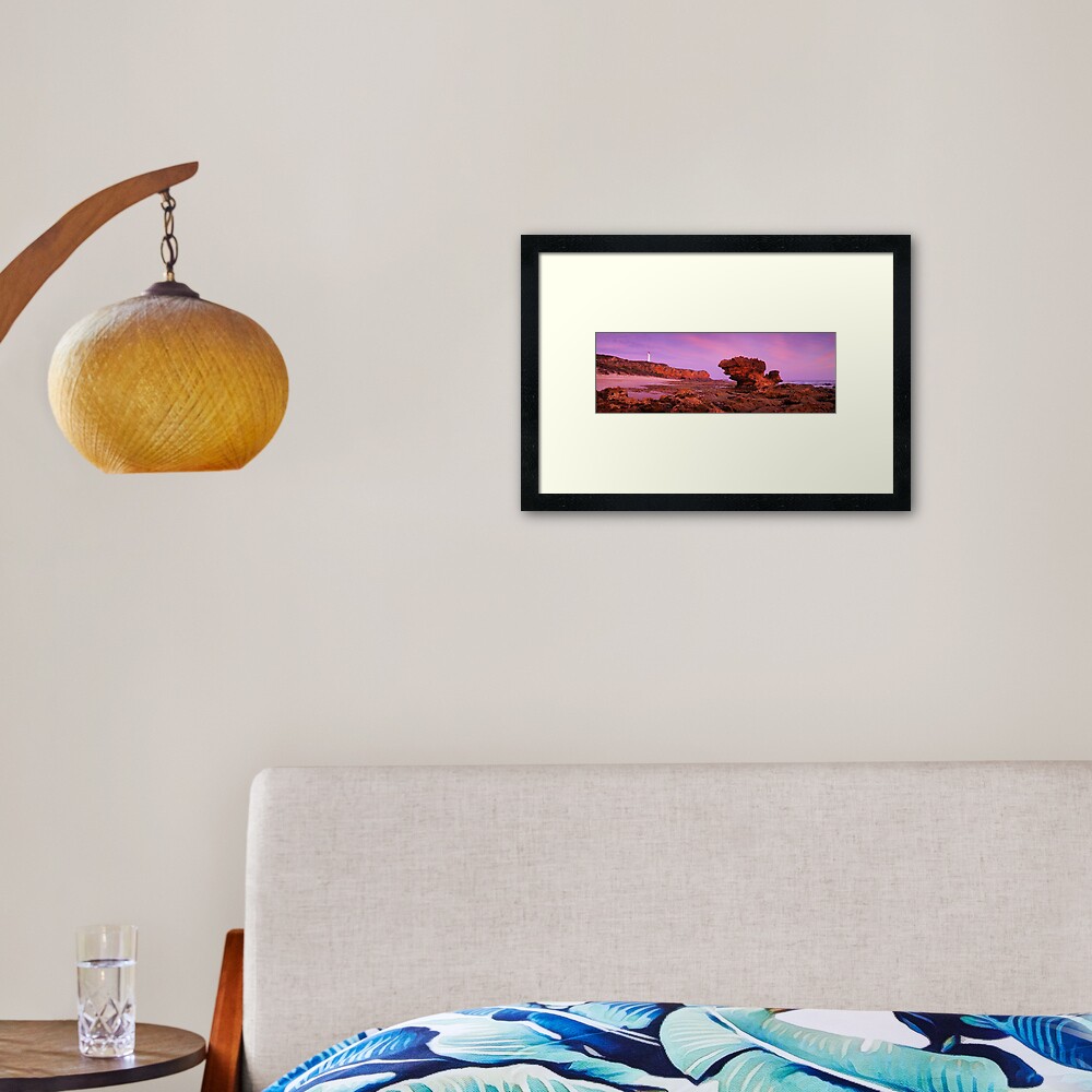 Split Point Lighthouse, Aireys Inlet, Victoria, Australia Framed Art Print