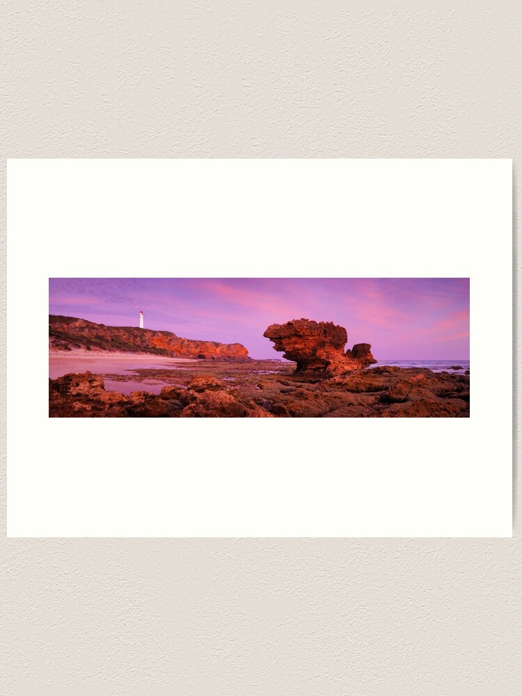 Alternate view of Split Point Lighthouse, Aireys Inlet, Victoria, Australia Art Print