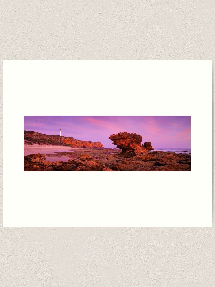 Alternate view of Split Point Lighthouse, Aireys Inlet, Victoria, Australia Art Print