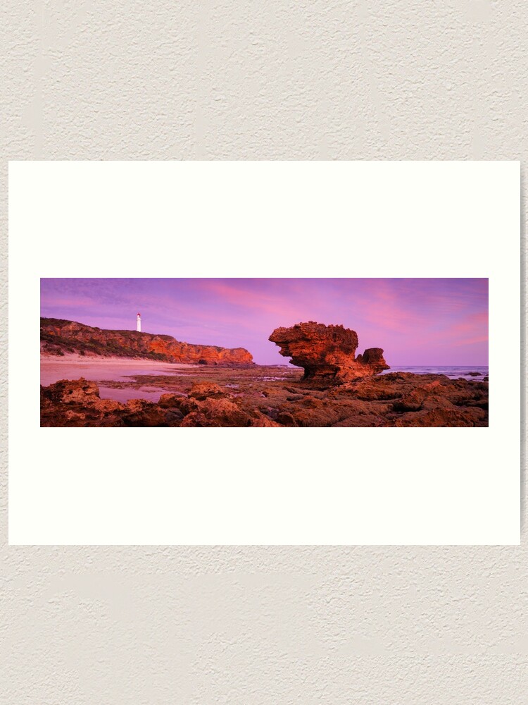 Alternate view of Split Point Lighthouse, Aireys Inlet, Victoria, Australia Art Print