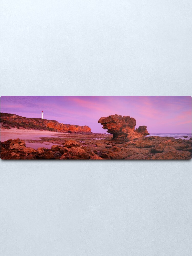 Alternate view of Split Point Lighthouse, Aireys Inlet, Victoria, Australia Metal Print