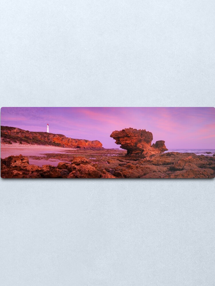 Alternate view of Split Point Lighthouse, Aireys Inlet, Victoria, Australia Metal Print