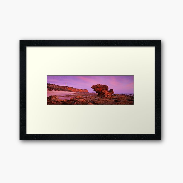 Split Point Lighthouse, Aireys Inlet, Victoria, Australia Framed Art Print