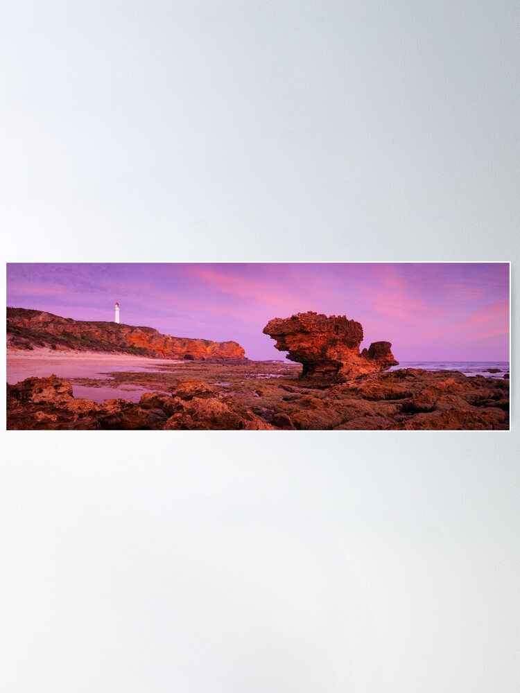 Alternate view of Split Point Lighthouse, Aireys Inlet, Victoria, Australia Poster