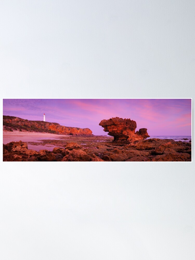 Alternate view of Split Point Lighthouse, Aireys Inlet, Victoria, Australia Poster