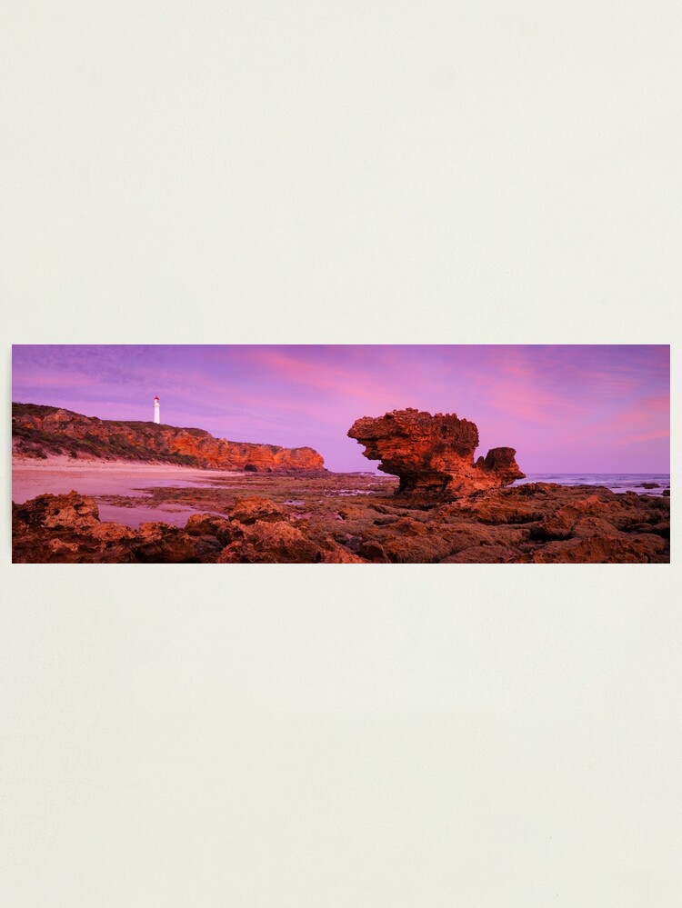 Alternate view of Split Point Lighthouse, Aireys Inlet, Victoria, Australia Photographic Print