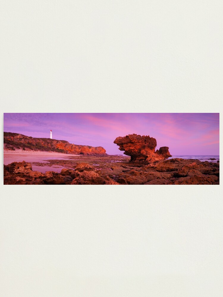 Alternate view of Split Point Lighthouse, Aireys Inlet, Victoria, Australia Photographic Print