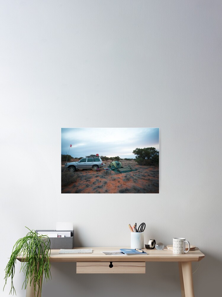 Thumbnail 2 of 3, Poster, Campsite Hay River Track, Simpson Desert, NT designed and sold by RICHARDW.