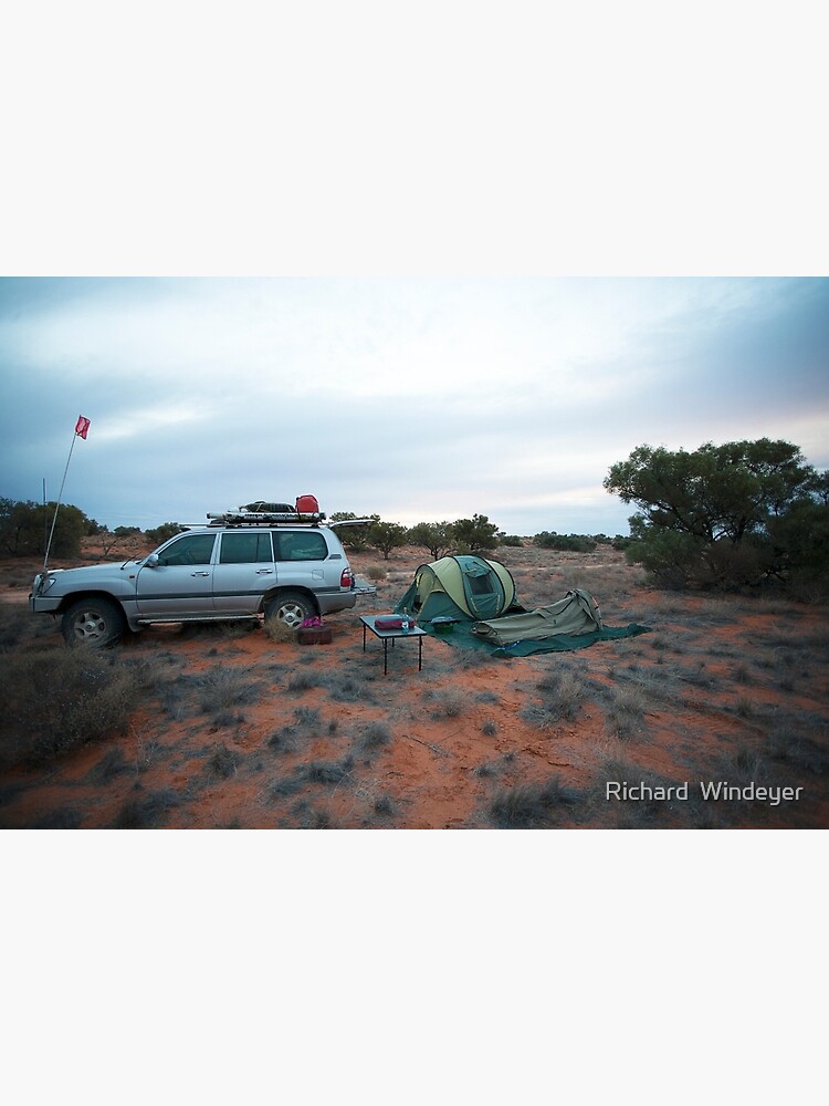 Thumbnail 3 of 3, Photographic Print, Campsite Hay River Track, Simpson Desert, NT designed and sold by Richard Windeyer.