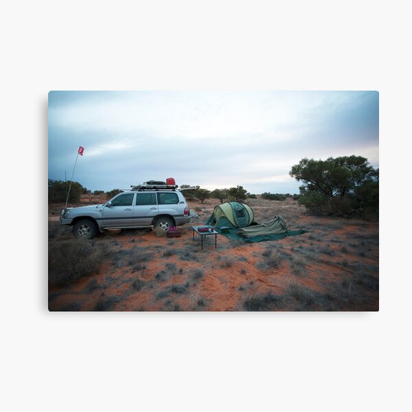 Campsite Hay River Track, Simpson Desert, NT Canvas Print