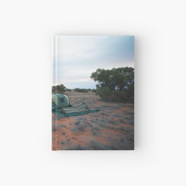 Campsite Hay River Track, Simpson Desert, NT Hardcover Journal