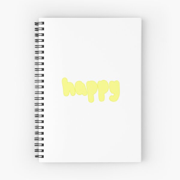 Item preview, bubbly lettered happy yellow designed and sold by Mackenzie Swanson.
