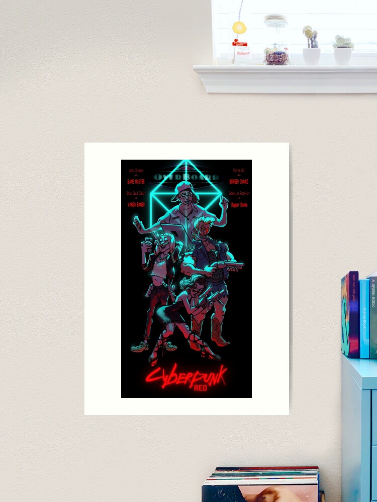 Cyberpunk RED Poster - Polygon Overboard Art Board Print for Sale by  merakjinsei2