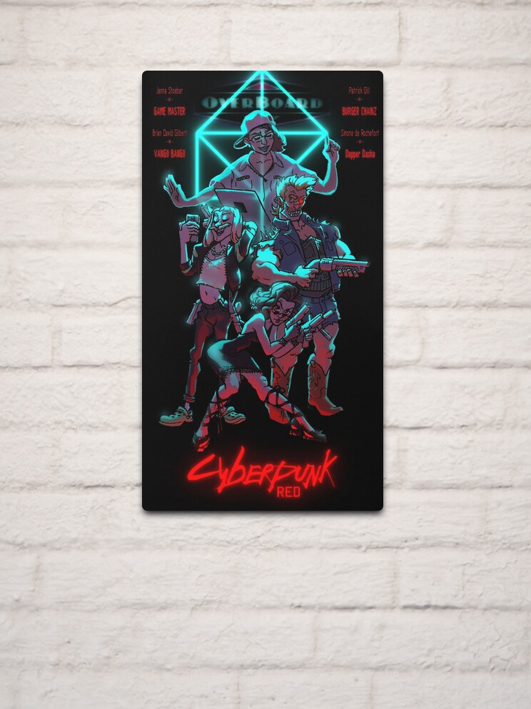 Cyberpunk RED Poster - Polygon Overboard Art Board Print for Sale by  merakjinsei2