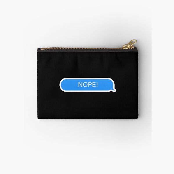 Item preview, Nope Popular Meme Speech Mood iMessage designed and sold by sosavvvy.