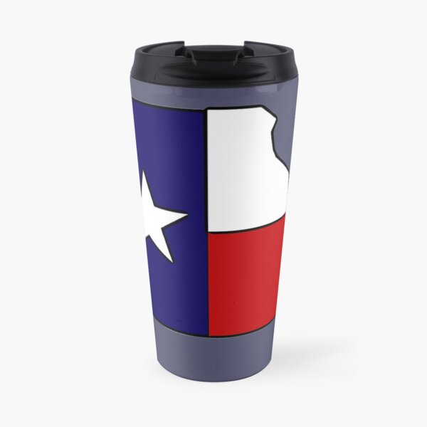 Missouri outline Texas flag Travel Mug