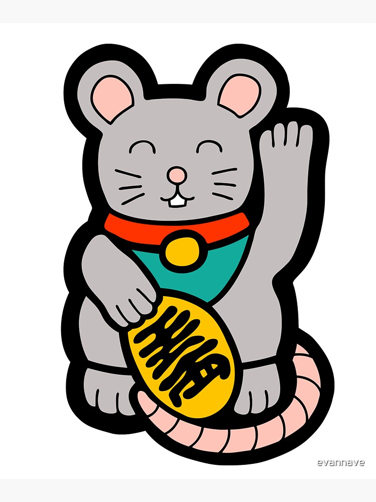 Lucky Chinese Year of the Rat Pattern by evannave