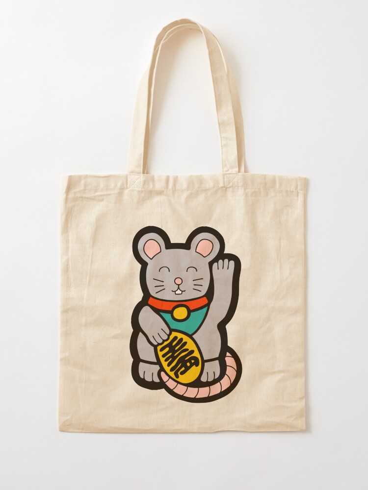 Alternate view of Lucky Chinese Year of the Rat Pattern Tote Bag
