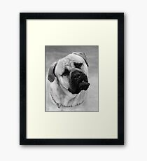 BORIS Framed Print
