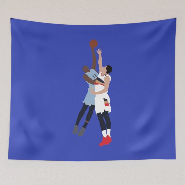 Item preview, Jaren Jackson Jr Dunk Over Nikola Mirotic designed and sold by RatTrapTees.