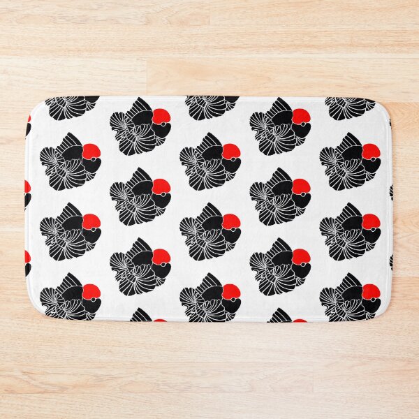Item preview, Oranda Black Red Cap Fancy Tail Goldfish Logo 20 designed and sold by Nosnah.