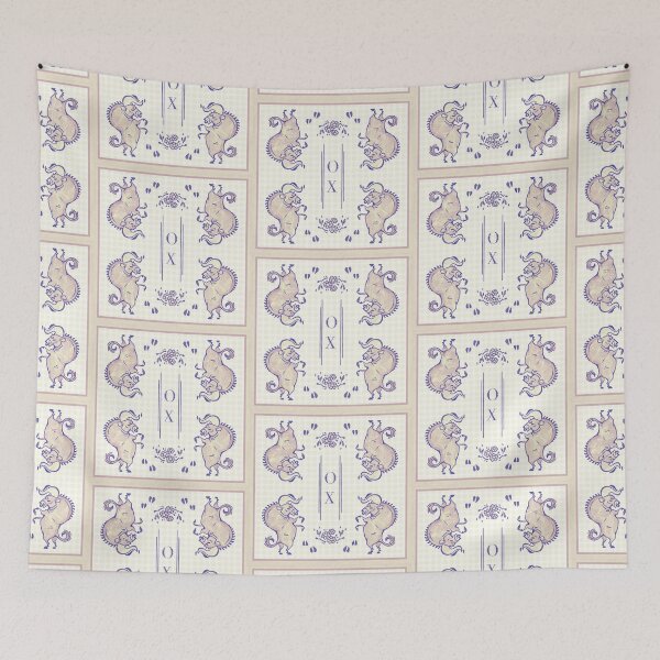 Item preview, Ox - Chinese Zodiac Pattern designed and sold by HalfGoldTiger.