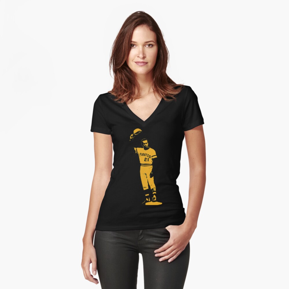 Item preview, Fitted V-Neck T-Shirt designed and sold by fontastic.