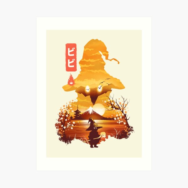Ukiyo e Vivi Art Print