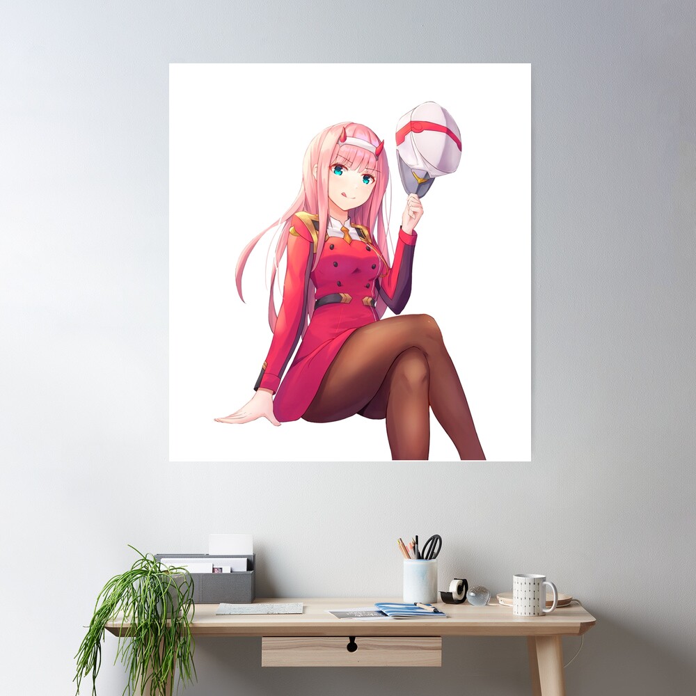 Darling In The Franxx Zero Two Darling In The Franxx Anime Girls Pink Hair  Matte Finish Poster Paper Print - Animation & Cartoons posters in India -  Buy art, film, design, movie