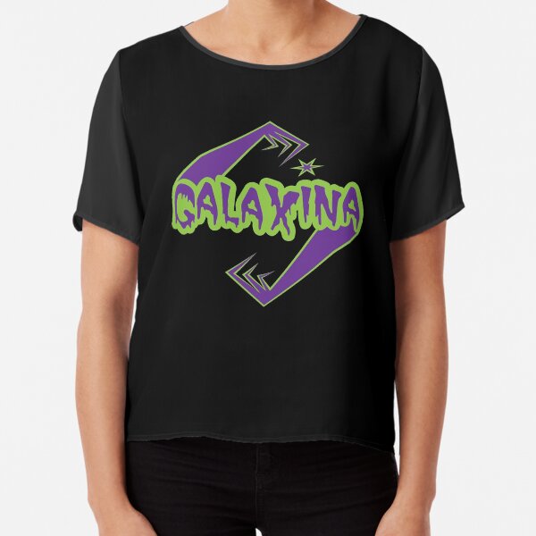 Galaxina Alien Arms Logo Chiffon Top