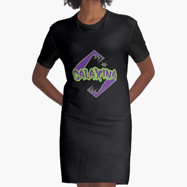 Galaxina Alien Arms Logo Graphic T-Shirt Dress