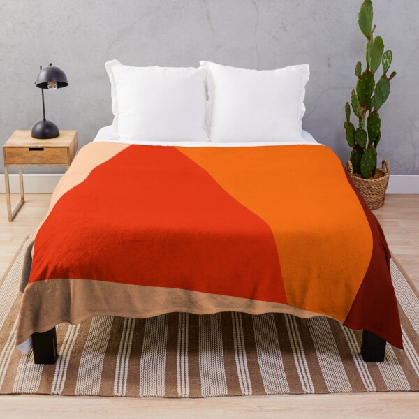 Item preview, Abstract Geometric Triangles Shapes Color Block in Warm Colors designed and sold by JuneJournal.