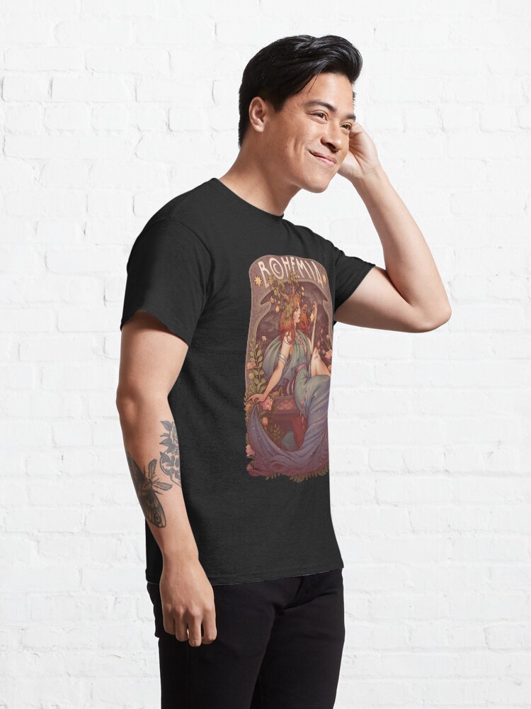 Alternate view of Art Nouveau BOHEMIA Classic T-Shirt
