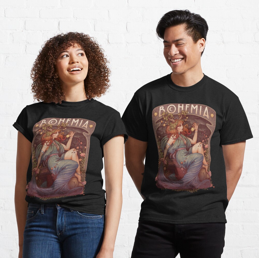 Art Nouveau BOHEMIA Classic T-Shirt