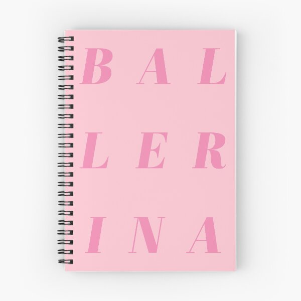Item preview, Ballerina | Pretty Typographic Art in Pink designed and sold by JuneJournal.