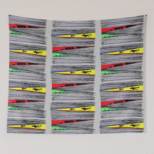 Item preview, Lines With Scenery By Artguru 0304, 28 X 22, - Ink On Paper designed and sold by Art Guru.
