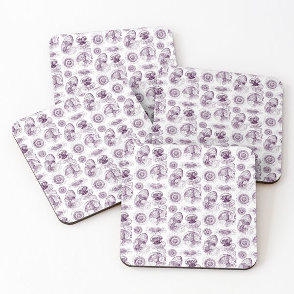 Item preview, Ernst Haeckel Jellyfish Leptomedusae Fuchsia  designed and sold by aimeewilson.
