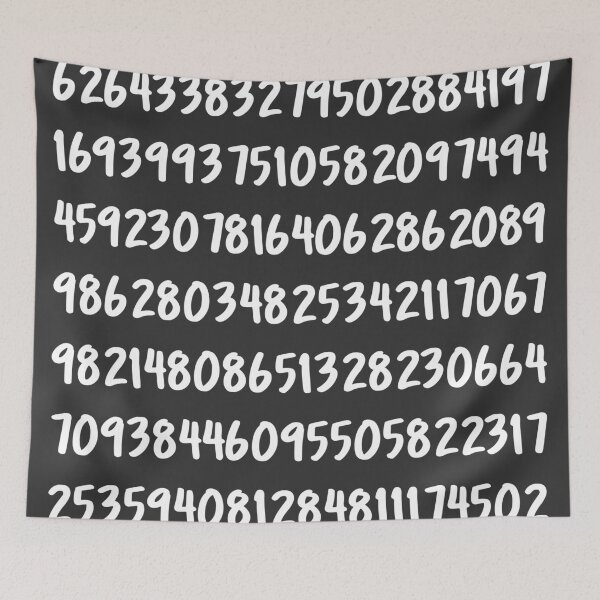 Item preview, Pi | 3.14 Math Numbers Pattern designed and sold by JuneJournal.