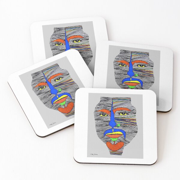 Item preview, Latro Face By Artguru 0299, 22 X 28, - Ink On Paper designed and sold by Art Guru.